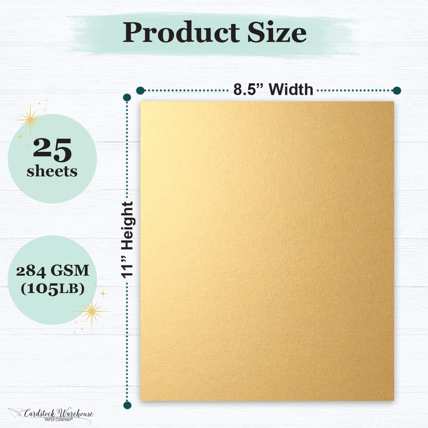 Amazon.co.jp: Gold Stardream メタリックカード用紙 8.5×11インチ 105